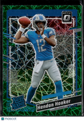 Hendon Hooker 2023 Optic Rated Rookie Green Laser Detroit Lions