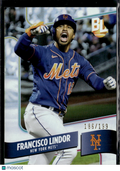 Francisco Lindor 2024 Topps Big League Holo 186/199 New York Mets