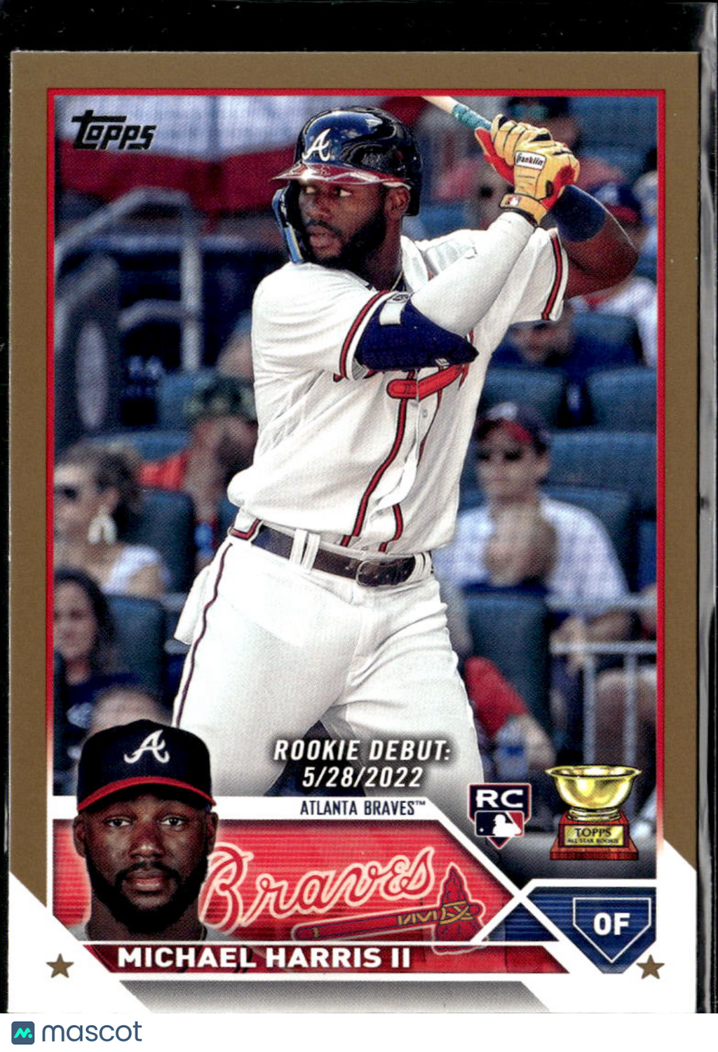 Michael Harris II 2023 Topps Update GOLD 972/2023 Atlanta Braves
