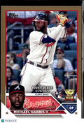 Michael Harris II 2023 Topps Update GOLD 972/2023 Atlanta Braves