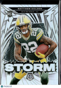 Matthew Golden 2025 Mosaic Storm Silver Rookie RC Green Bay Packers