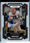Brock Bowers 2024 Prizm Draft Picks Silver Rookie RC Georgia Bulldogs