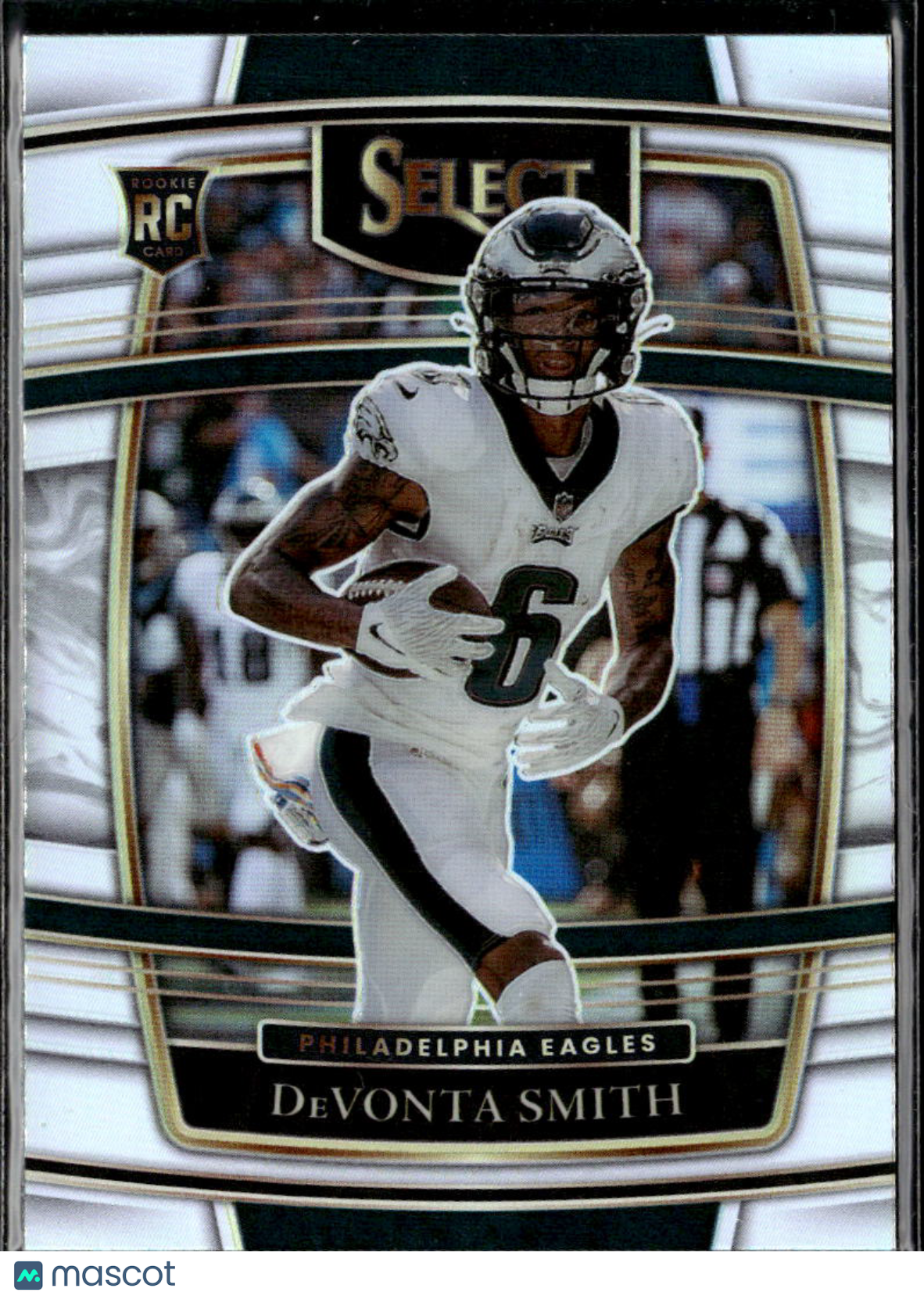 DeVonta Smith 2022 Select RC Silver Prizm Rookie Philadelphia Eagles