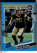 Bryan Bresee 2023 Optic Rated Rookie Aqua Prizm RC /299 New Orleans Saints