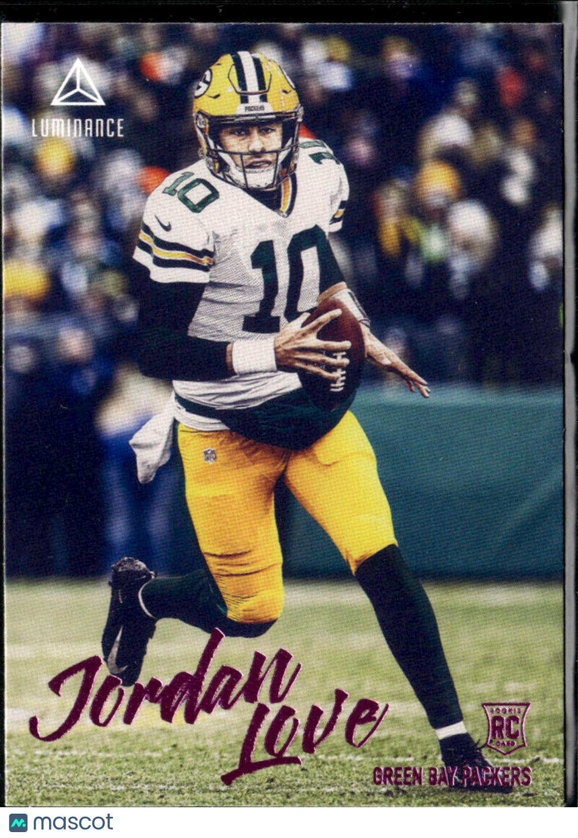 Jordan Love 2020 Chronicles Luminance Pink Rookie RC Green Bay Packers
