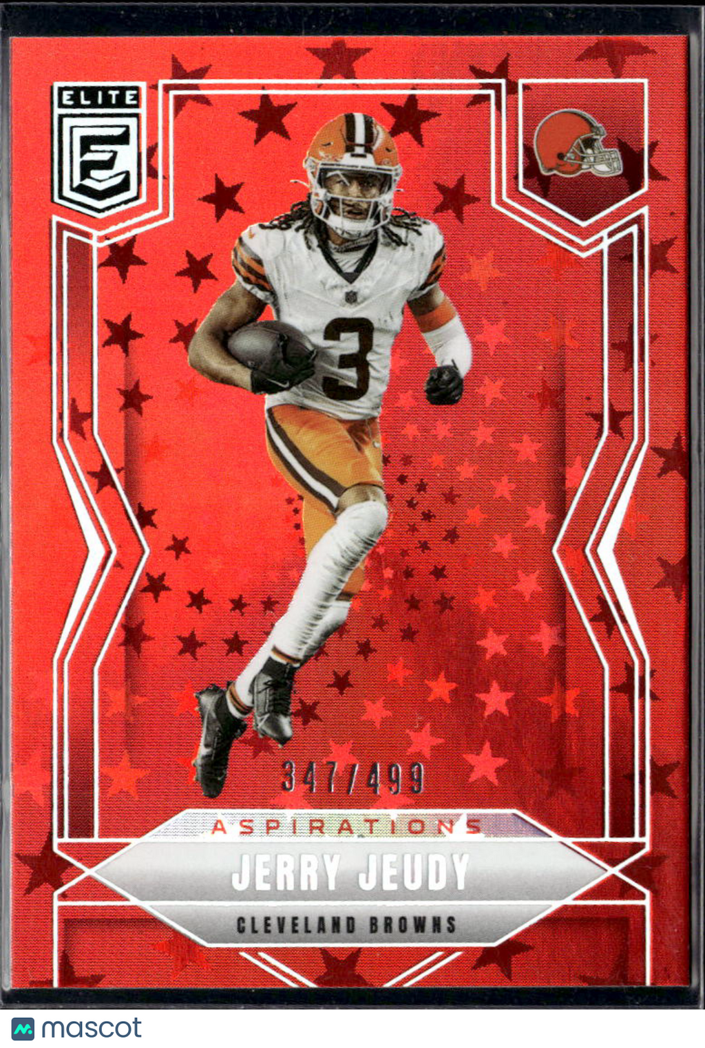 Jerry Jeudy 2025 Elite Red Aspirations 347/499 Cleveland Browns
