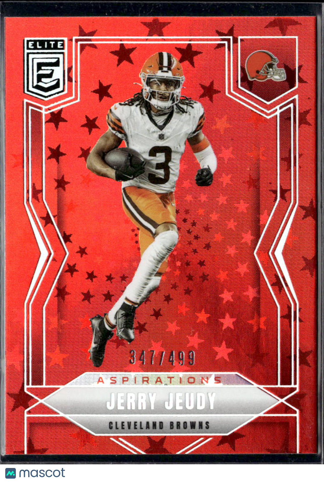 Jerry Jeudy 2025 Elite Red Aspirations 347/499 Cleveland Browns