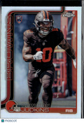 Quinshon Judkins 2025 Topps Chrome RC Refractor Cleveland Browns