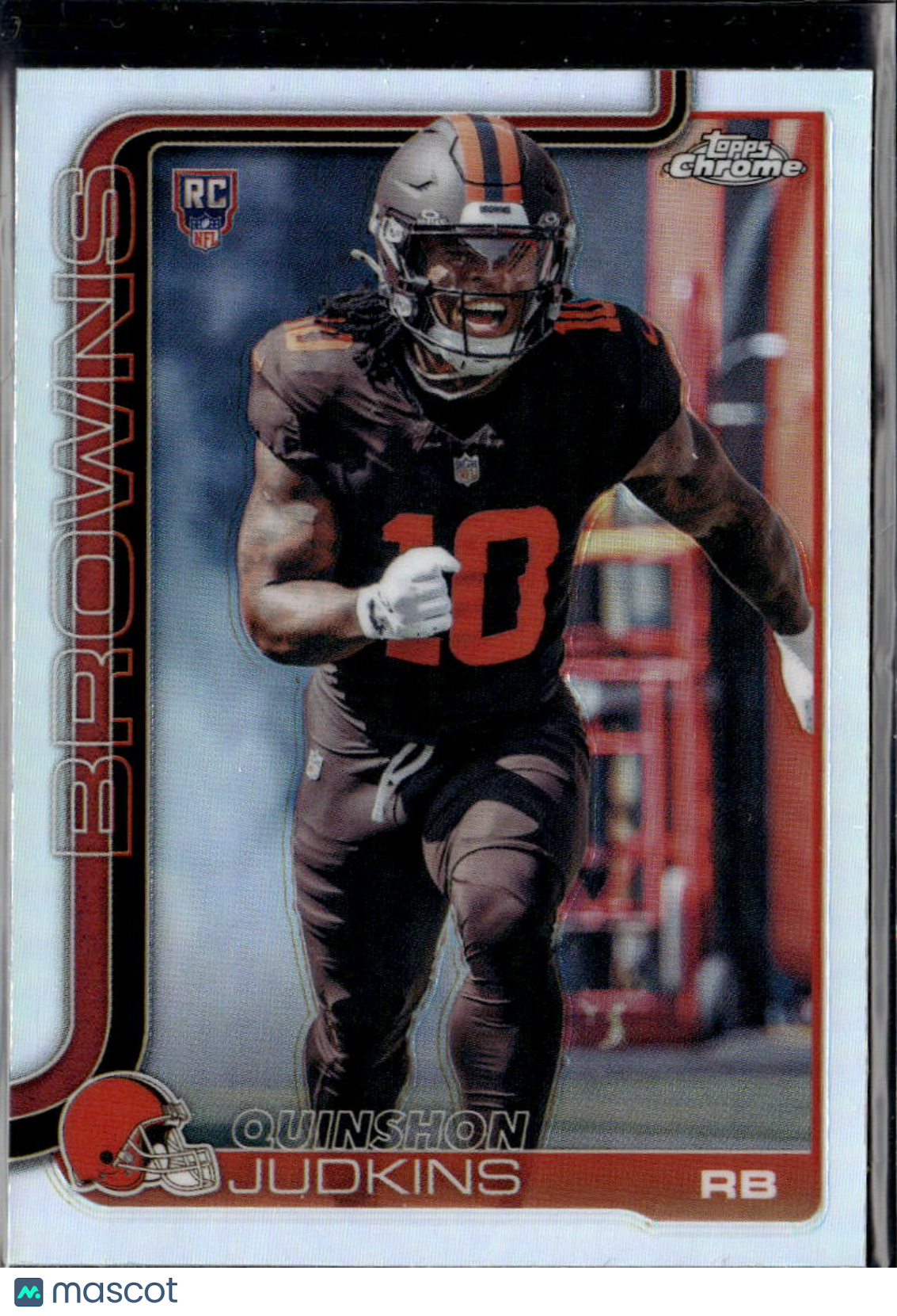Quinshon Judkins 2025 Topps Chrome RC Refractor Cleveland Browns
