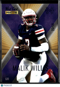Malik Willis 2022 Wild Card Matte X-Plode Purple Rookie RC Miami Dolphins /50