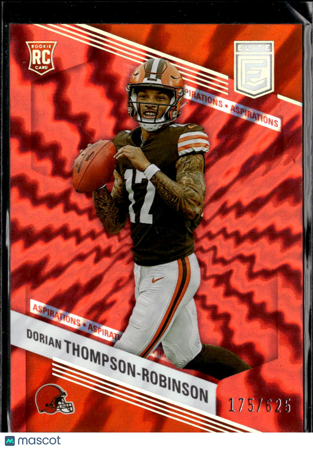Dorian Thompson-Robinson 2023 Elite RC Red Aspirations /625 Cleveland Browns
