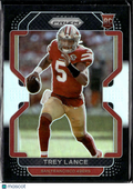 Trey Lance 2022 Prizm Black Silver Prizm Rookie RC San Francisco 49ers