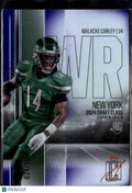 Malachi Corley 2025 Topps Signature Class Purple RC 24/100 New York Jets