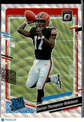 Dorian Thompson-Robinson 2023 Optic Rated Rookie Wave Prizm /300 Browns