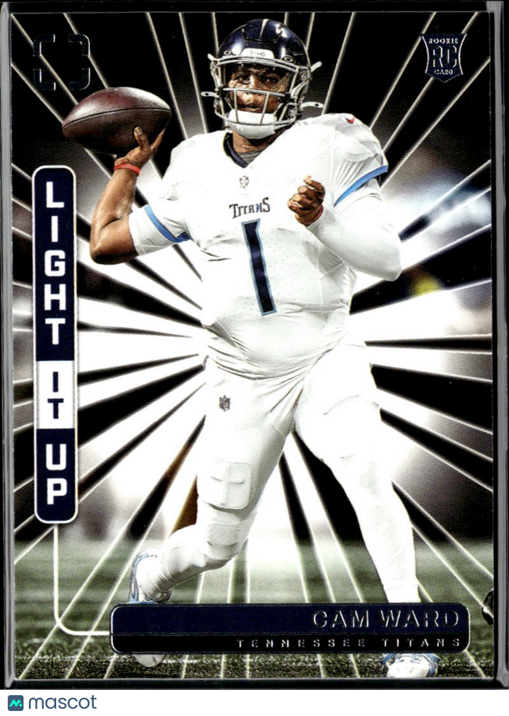 Cam Ward 2026 Photogenic Light It Up Rookie RC Tennessee Titans