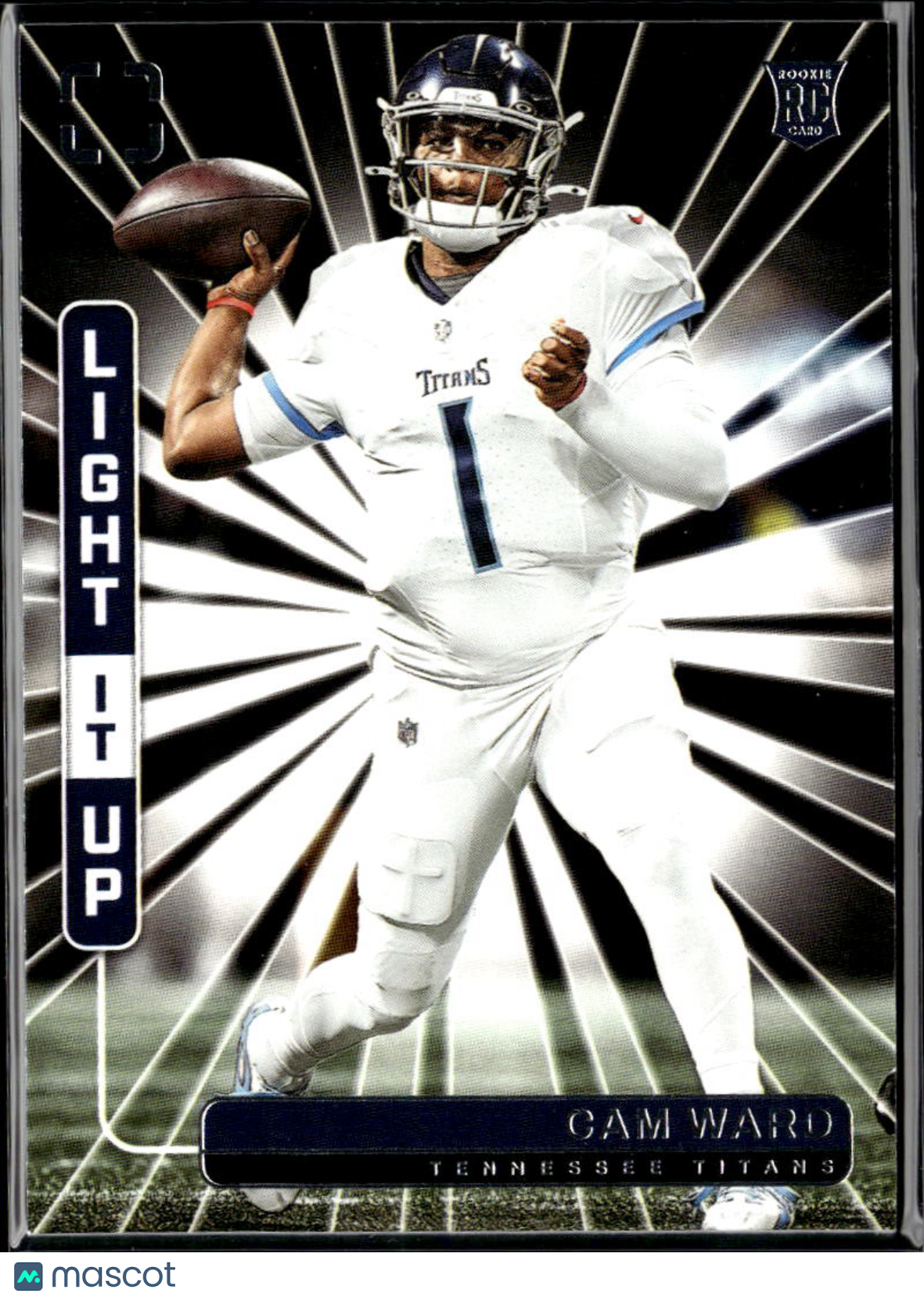 Cam Ward 2026 Photogenic Light It Up Rookie RC Tennessee Titans