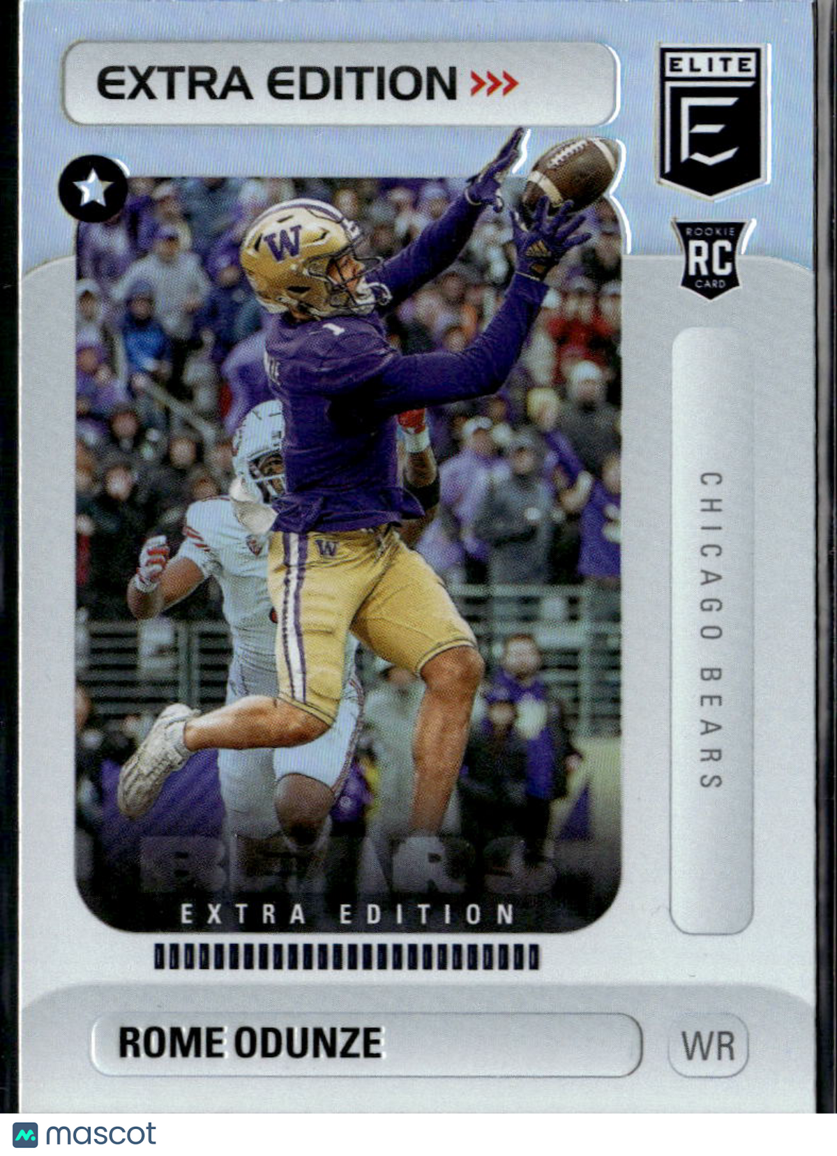 Rome Odunze 2024 Elite Extra Edition ROokie RC Chicago Bears