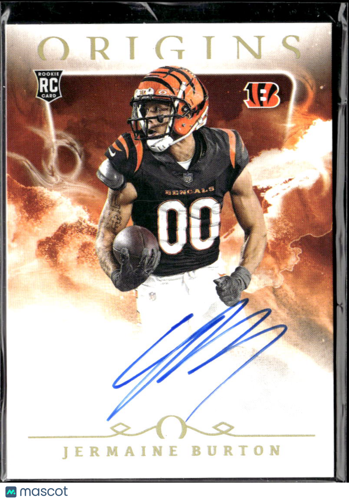 Jermaine Burton 2024 Origins Auto Autograph RC Cincinnati Bengals
