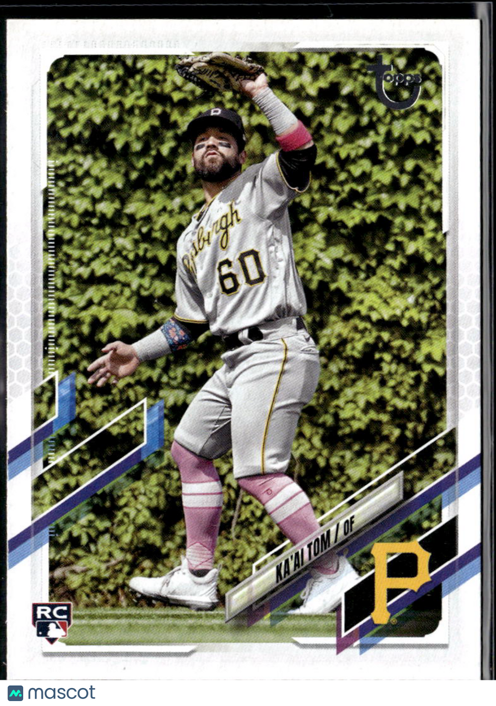 Ka'ai Tom 2021 Topps Update Series Vintage Stock RC 40/99 Pittsburgh Pirates
