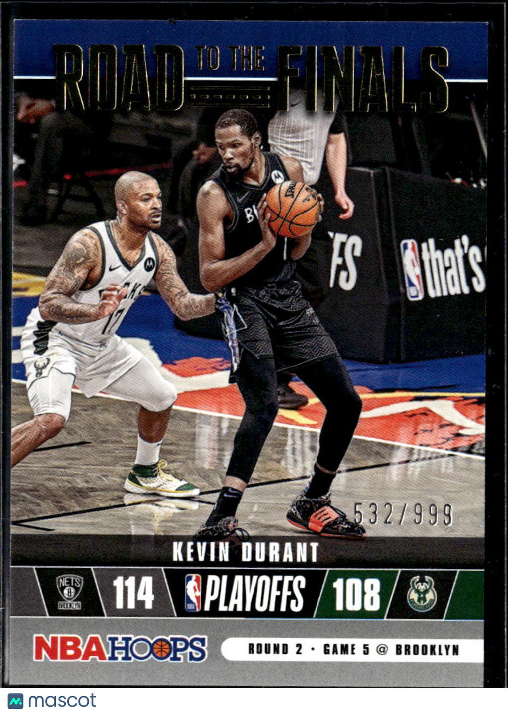 Kevin Durant 2021 Hoops Road to the Finals /999 Brooklyn Nets
