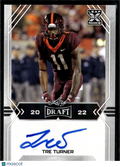 Tre Turner 2022 Leaf Draft RC Auto Autograph Virginia Tech