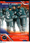 Macklin Celebrini 2025 Upper Deck National Hockey Day Rookie San Jose Sharks