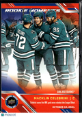 Macklin Celebrini 2025 Upper Deck National Hockey Day Rookie San Jose Sharks