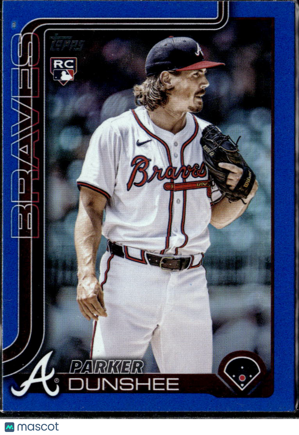 Parker Dunshee 2025 Topps Update Series RC Blue Border /150 Atlanta Braves