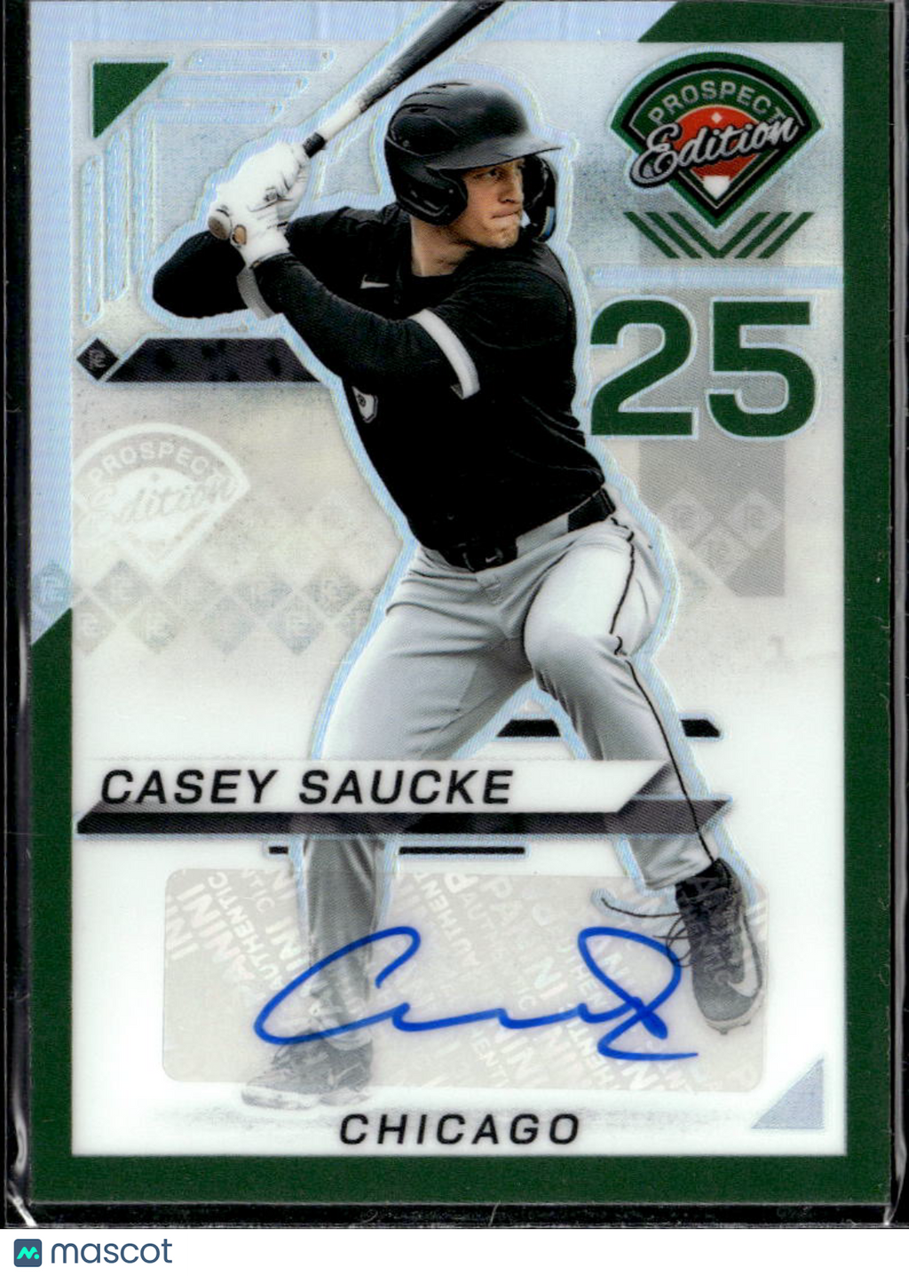 Casey Saucke 2025 Prospect Edition Auto Autograph Chicago White Sox