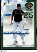 Aiva Arquette 2025 Panini Prospect Edition Prizm Green 124/149 Miami