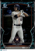Cam Fisher 2023 Bowman Chrome 1st Lunar Glow /125 Houston Astros