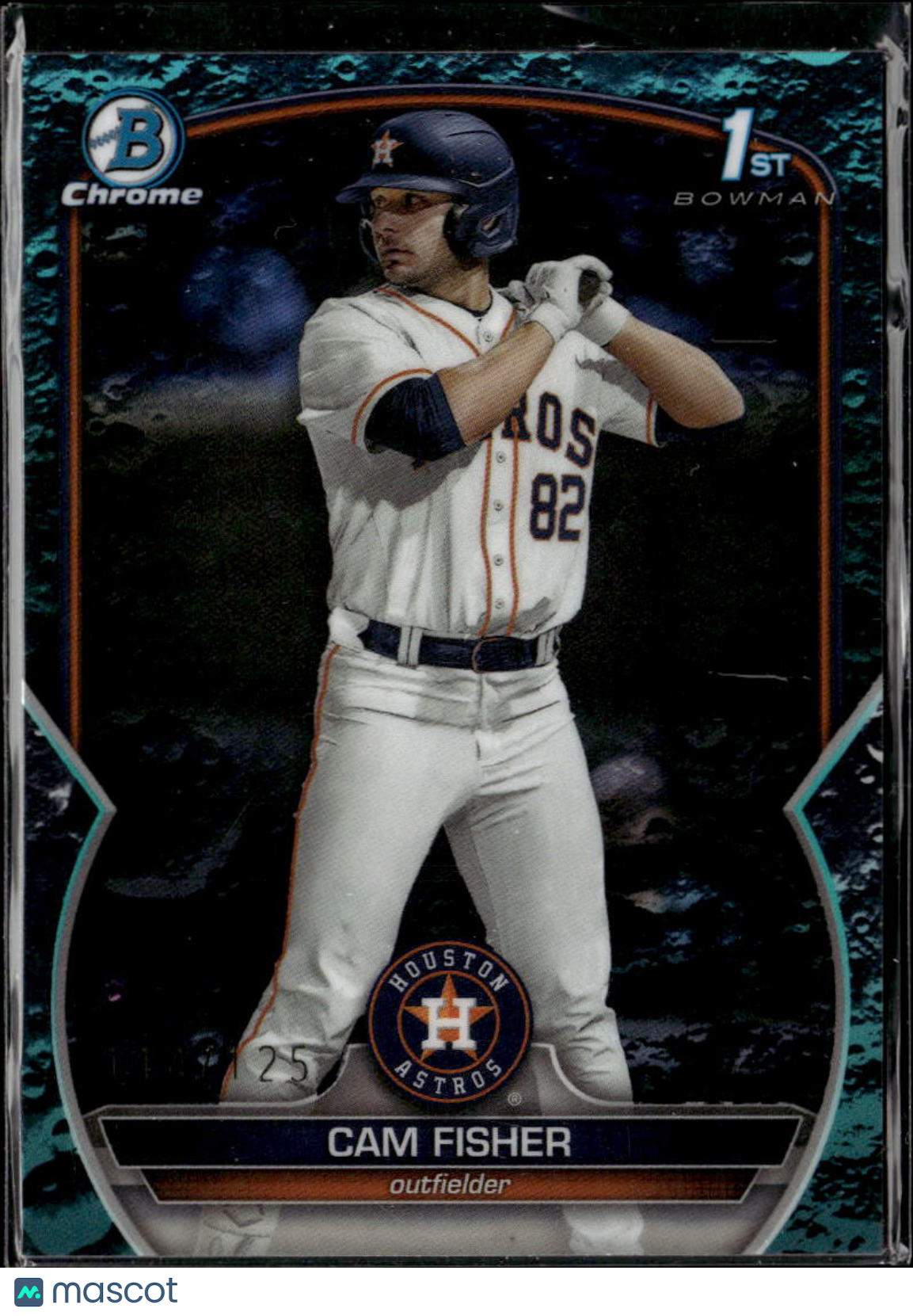 Cam Fisher 2023 Bowman Chrome 1st Lunar Glow /125 Houston Astros