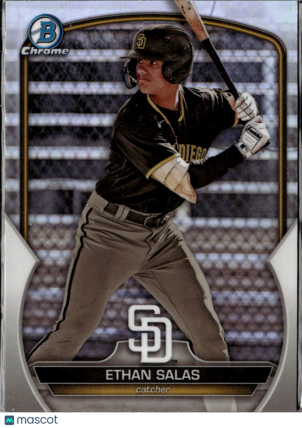 Ethan Salas 2023 Bowman Chrome Refractor RC San Diego Padres