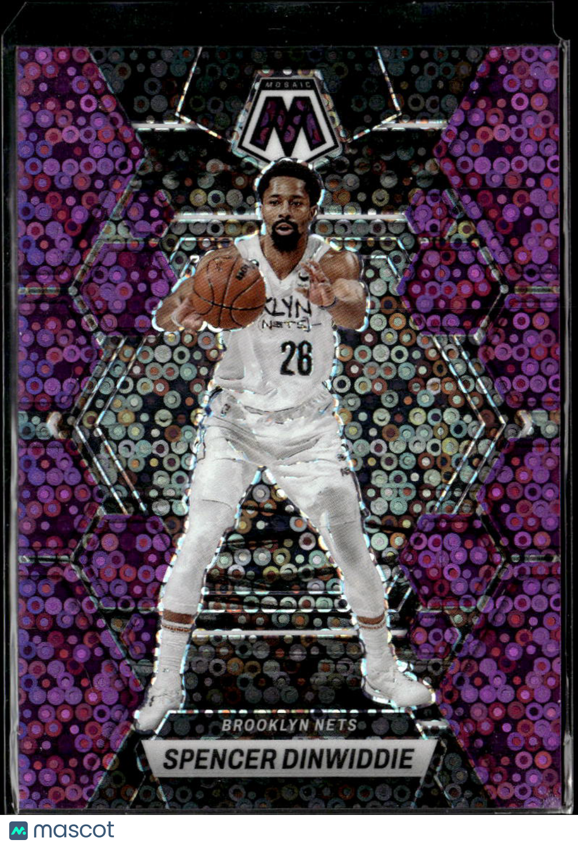 Spencer Dinwiddie 2023  Mosaic Purple Disco 26/50 Brooklyn Nets