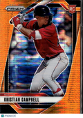 Kristian Campbell 2025 Prizm RC Orange Pulsar 289/399 Boston Red Sox