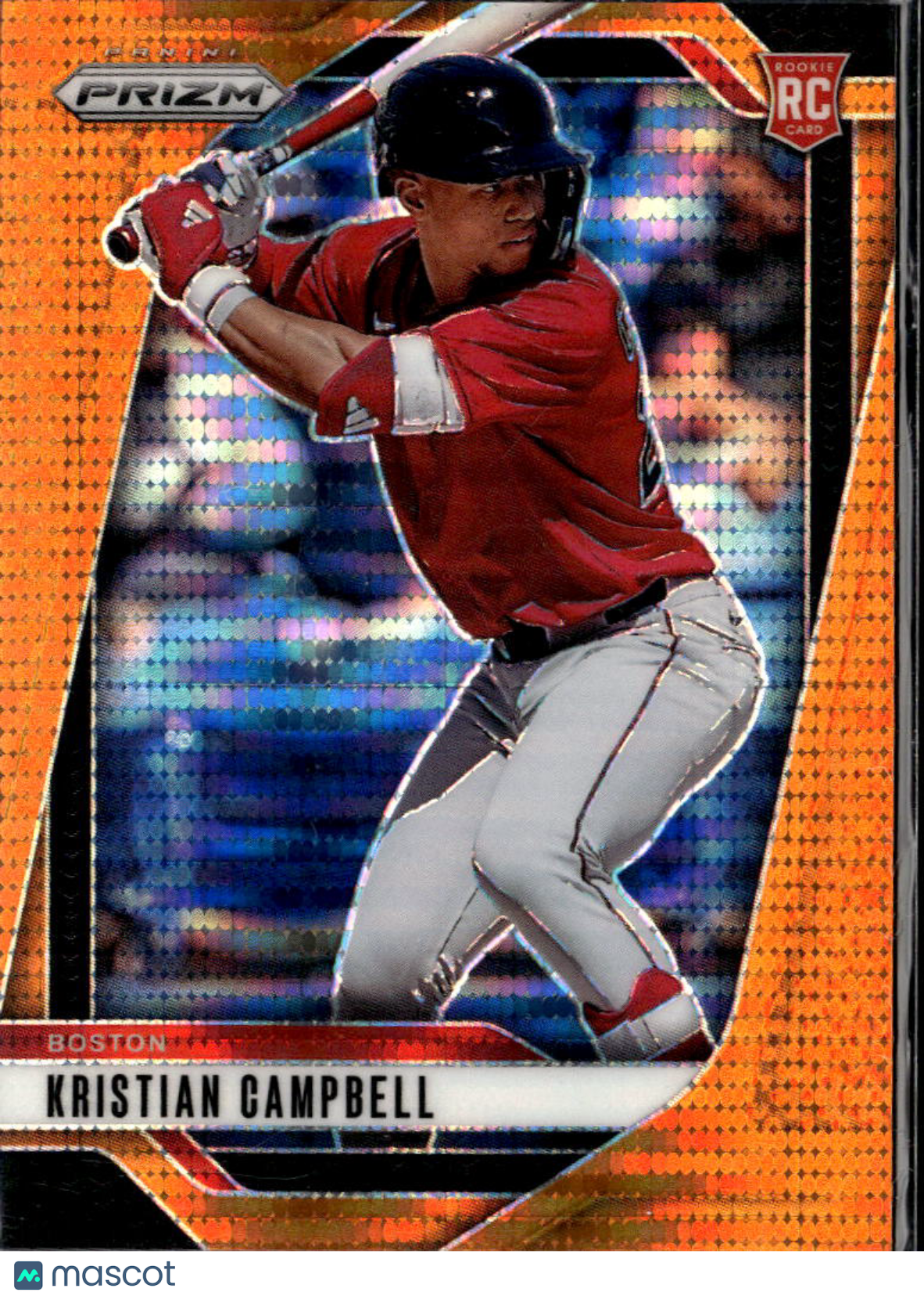 Kristian Campbell 2025 Prizm RC Orange Pulsar 289/399 Boston Red Sox