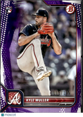 Kyle Muller 2022 Bowman RC Purple 63/199 Atlanta Braves