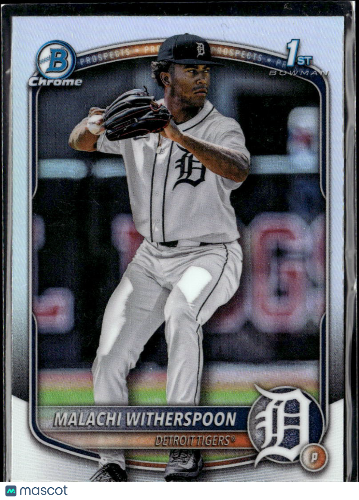 Malachi Witherspoon 2025 Bowman Chrome 1st Refractor RC Detroit Tigers