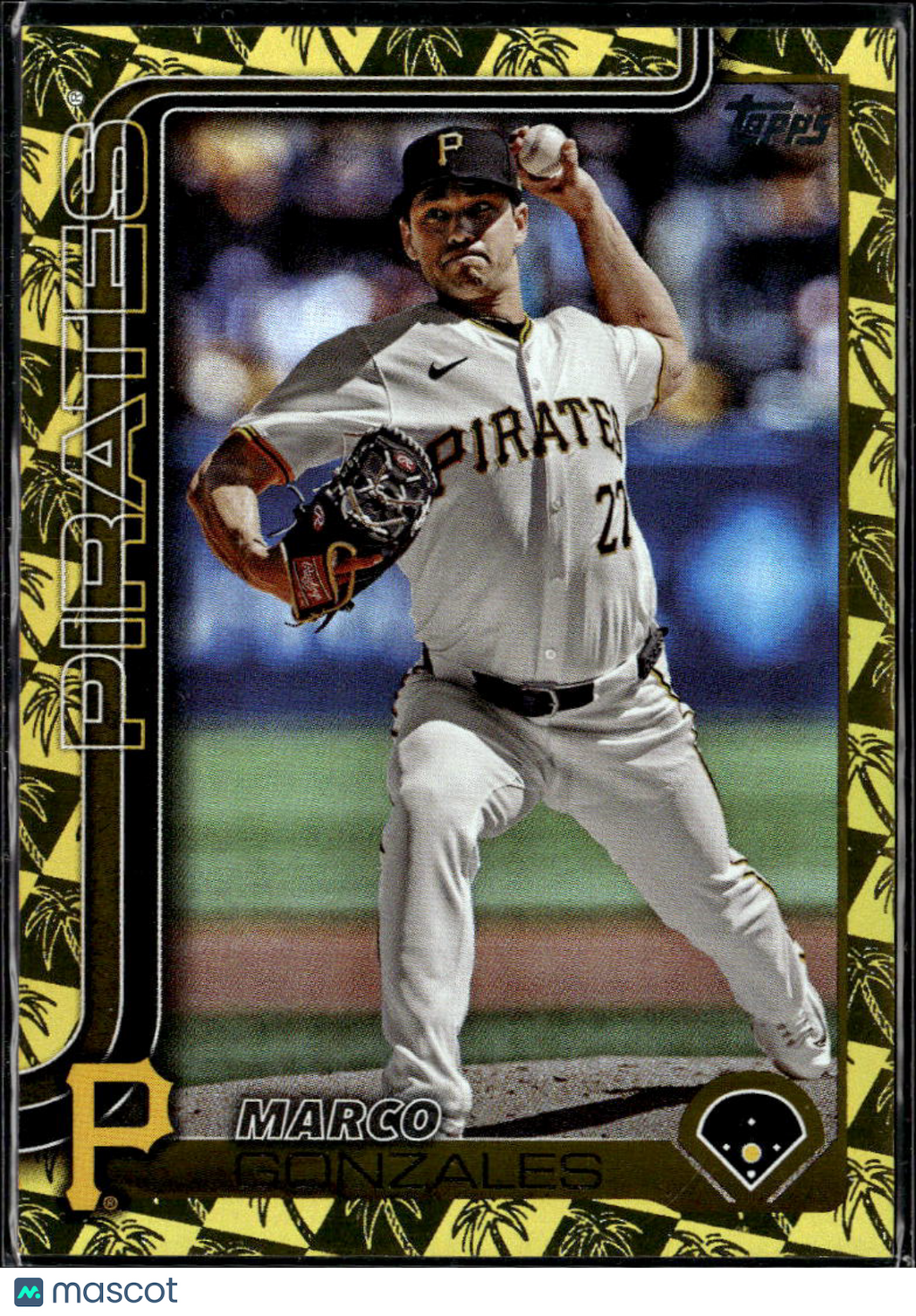Marco Gonzales 2025 Topps Series One GOLD Palm Tree 24/50 Pittsburgh Pirates