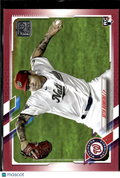 Seth Romero 2021 Topps RC Mother's Day Pink /50 Washington Nationals