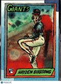 Hayden Birdsong 2025 Topps Shoebox Treasures Rookie RC San Francisco Giants
