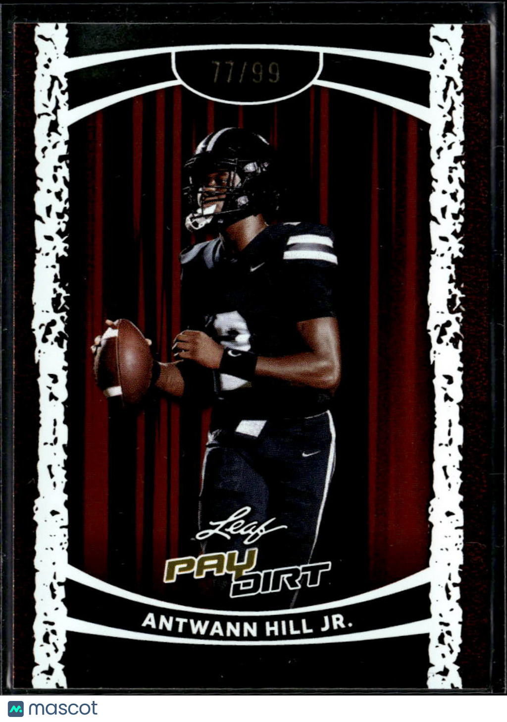 Antwann Hill Jr. 2026 Leaf Paydirt Rookie RC 77/99 Arkansas