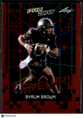 Byrum Brown 2026 Leaf Pay Dirt  Rookie RC 14/75