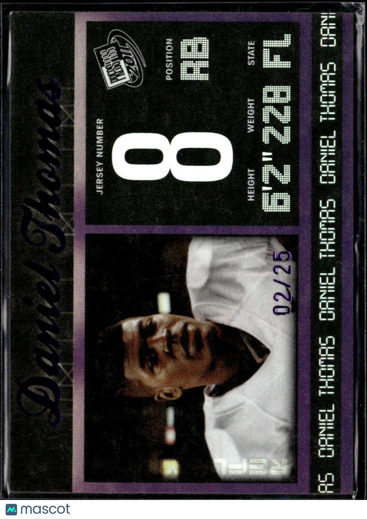 Daniel Thomas 2011 Press Pass RC SSP 2/25 Kansas State Wildcats
