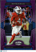 James Cook 2025 Certified Purple 133/299 Buffalo Bills