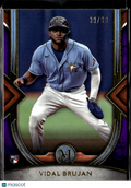 Vidal Brujan 2022 Topps Museum Collection RC Purple 39/99 Tampa Bay Rays