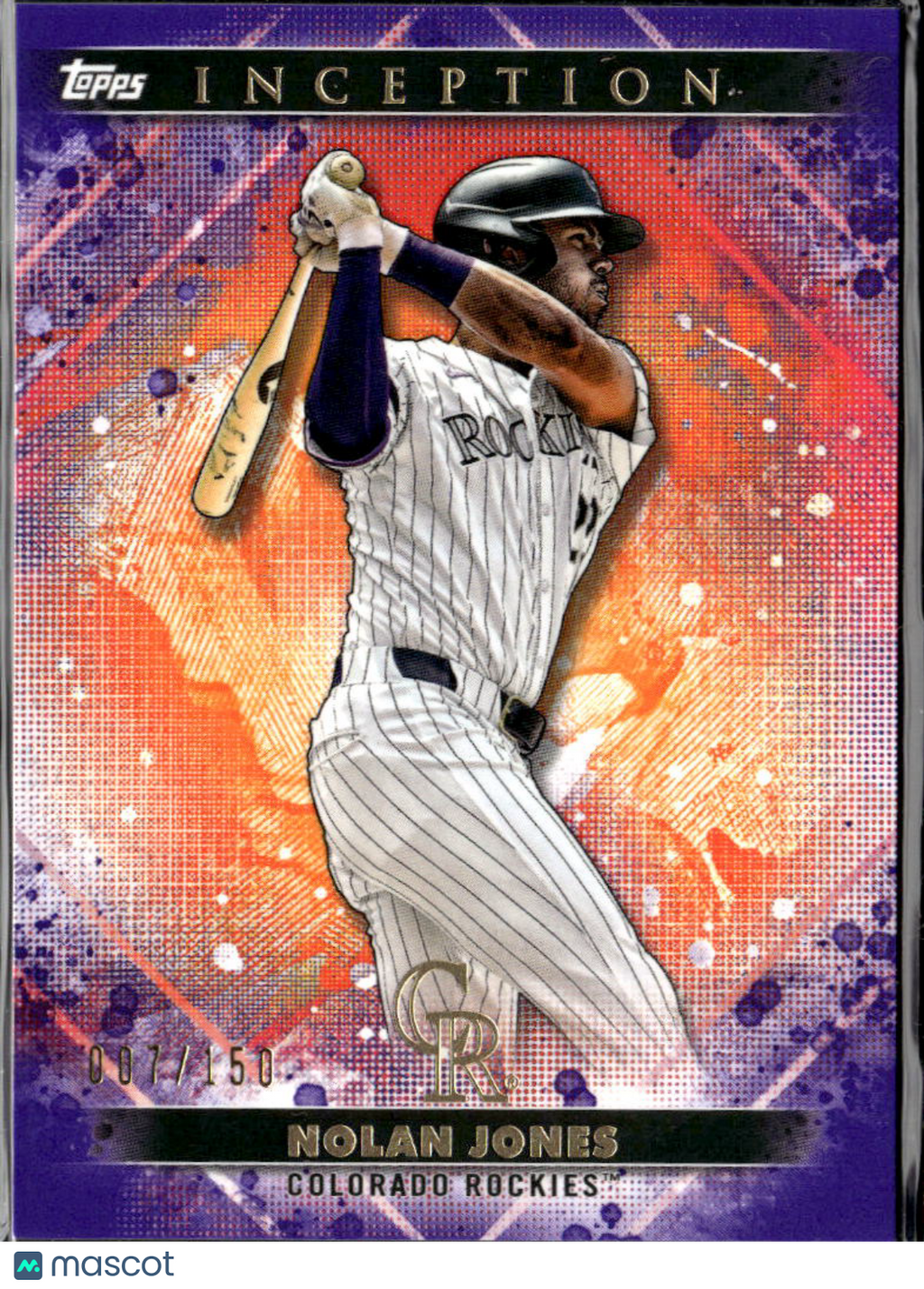 Nolan Jones 2024 Topps Inception Purple 7/150 Colorado Rockies