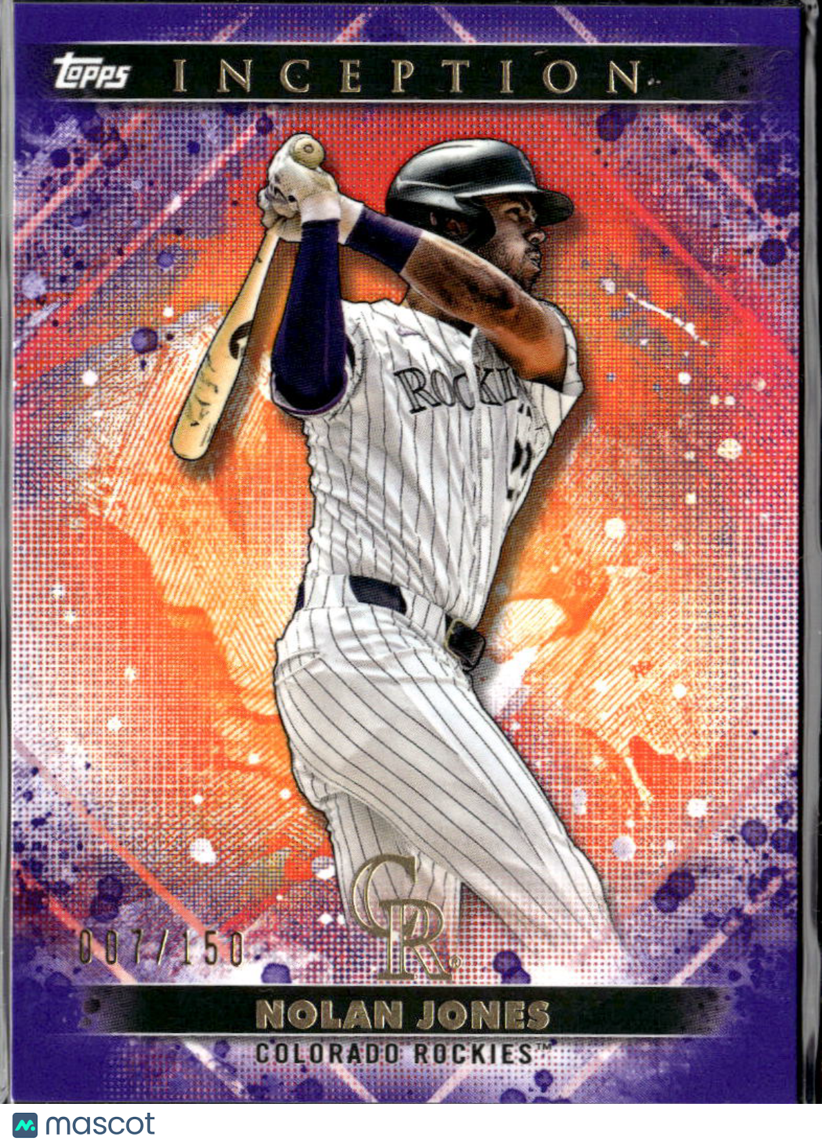 Nolan Jones 2024 Topps Inception Purple 7/150 Colorado Rockies
