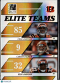 Carson Palmer Chad Johnson Rudi Johnson 2006 Elite Teams /250 Cincinnati Bengals