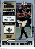 Jamaal Williams 2023 Contenders Conference Ticket /99 New Orleans Saints